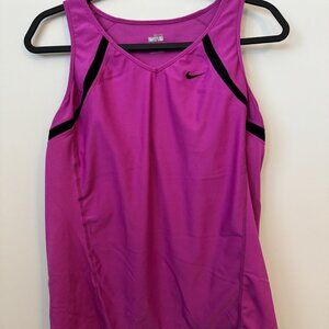 Nike Size Large (L) Nike Women's Athletic Tank Top Purple Performance Workout Sl